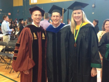 3 Decades of KINE Majors. Prof. Harris '93, Prof. Ickes '04, Rebecka Hoffman '13